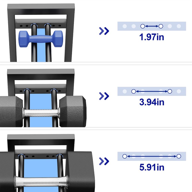 3 Tier Adjustable Dumbbell Rack – Heavy-Duty Weight Storage Stand for Dumbbells, 360 lb Total Capacity