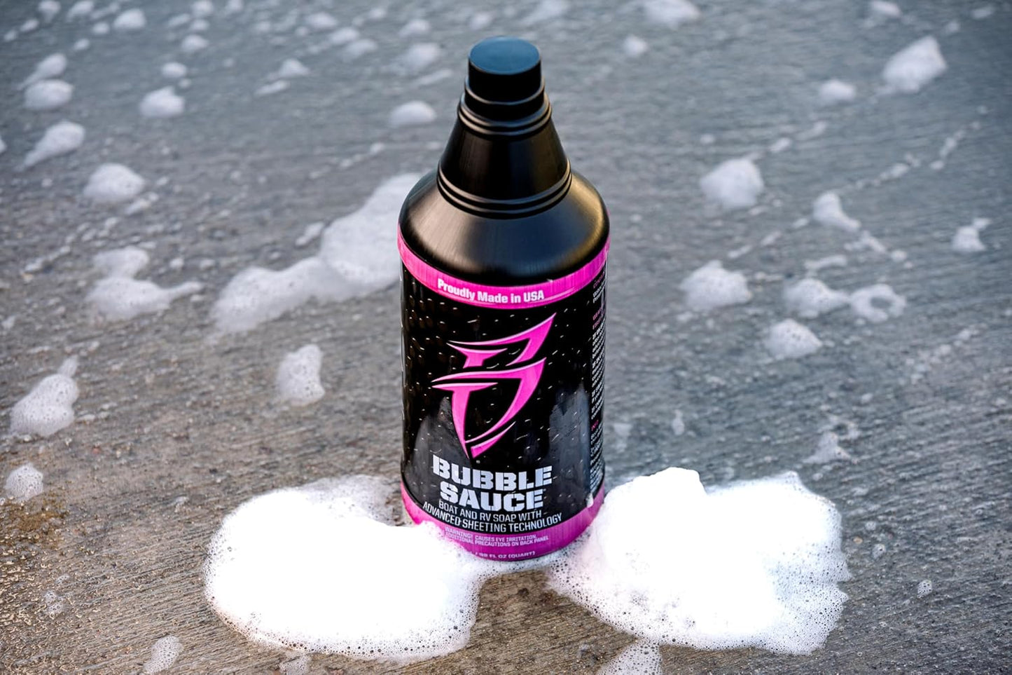 Bubble Sauce | Advanced Sheeting Boat & RV Soap - Ideal for Fiberglass, Painted Surfaces, 32 oz.