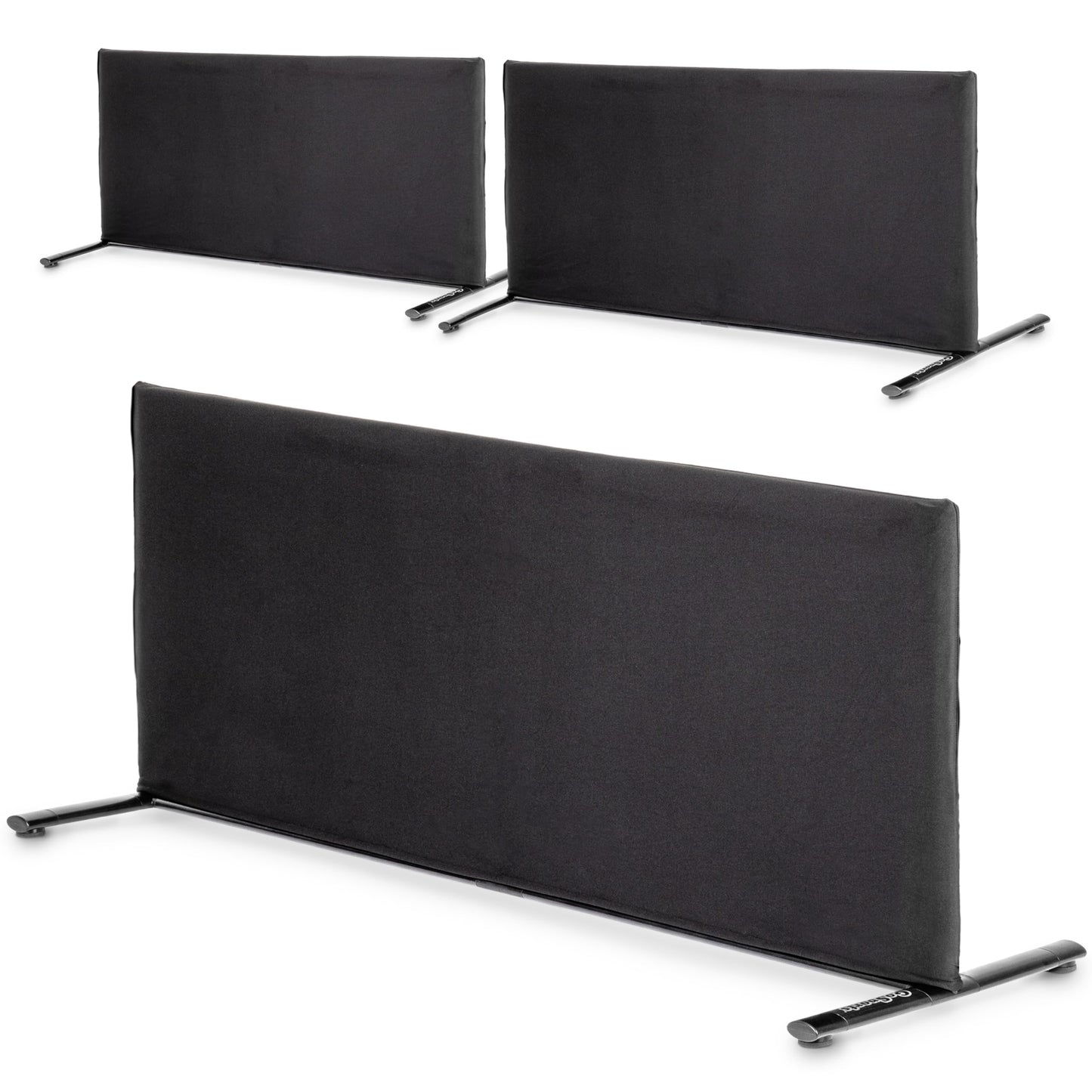 GoSports Pickleball Ball Barrier 3 Pack - Brandable Court Dividers for Pickleball Courts