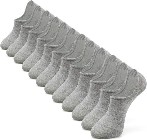IDEGG No Show Socks - Low Cut Ankle Athletic Socks for Men & Women | Anti-Slip Invisible Liner