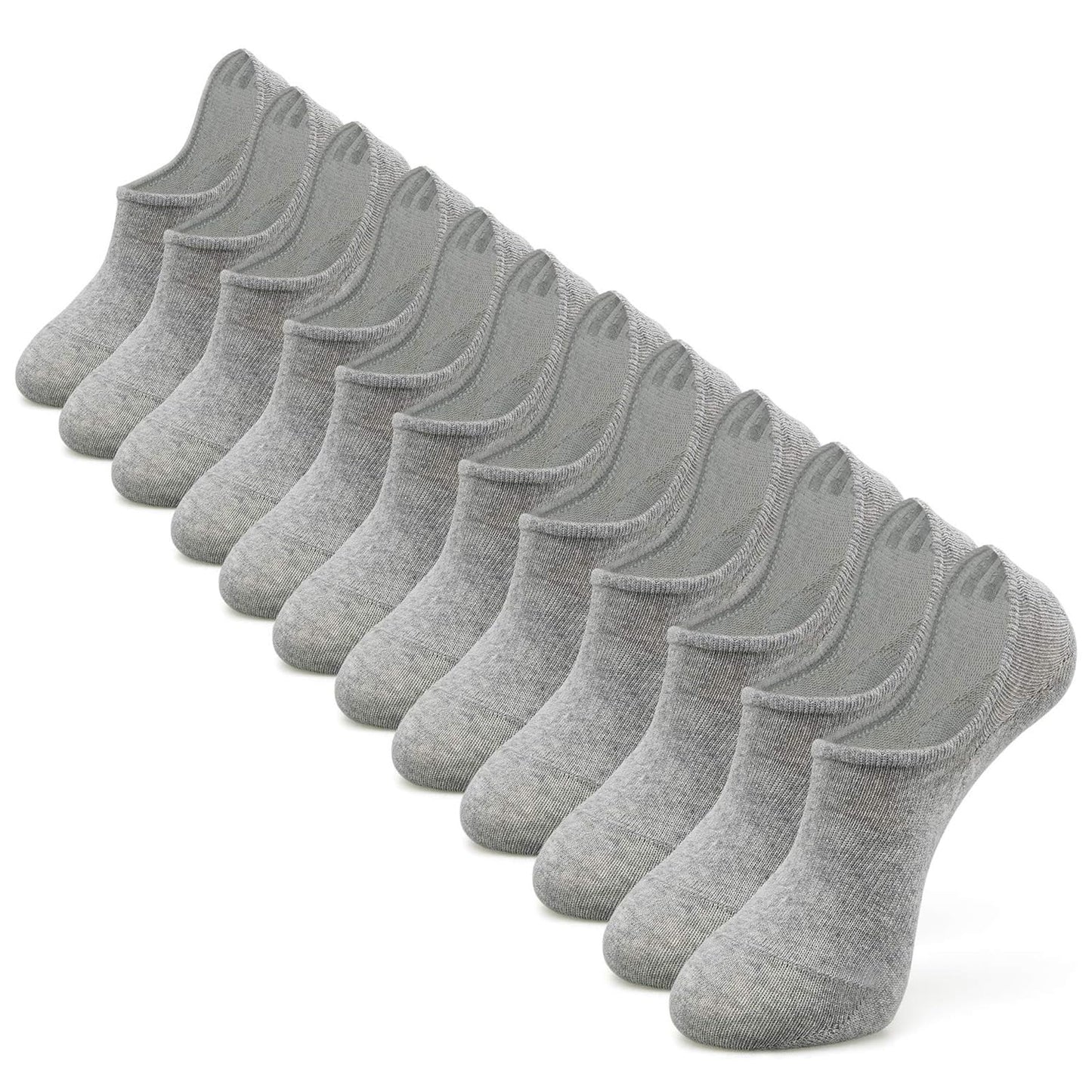 IDEGG No Show Socks Women & Men Low Cut Ankle Short Anti-slid Athletic Running Casual Invisible Liner Socks