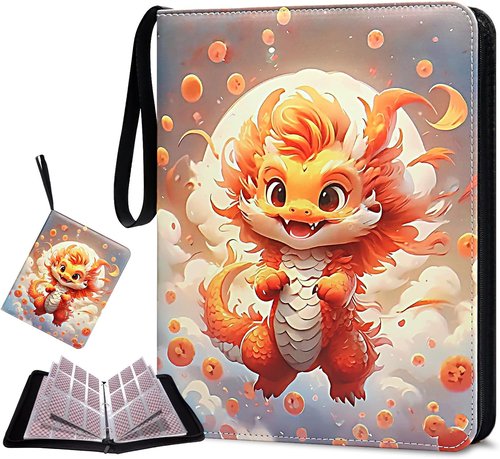 Card Binder - 900 Pockets Trading Card Holder with 50 Removable Sleeves for Organized Storage