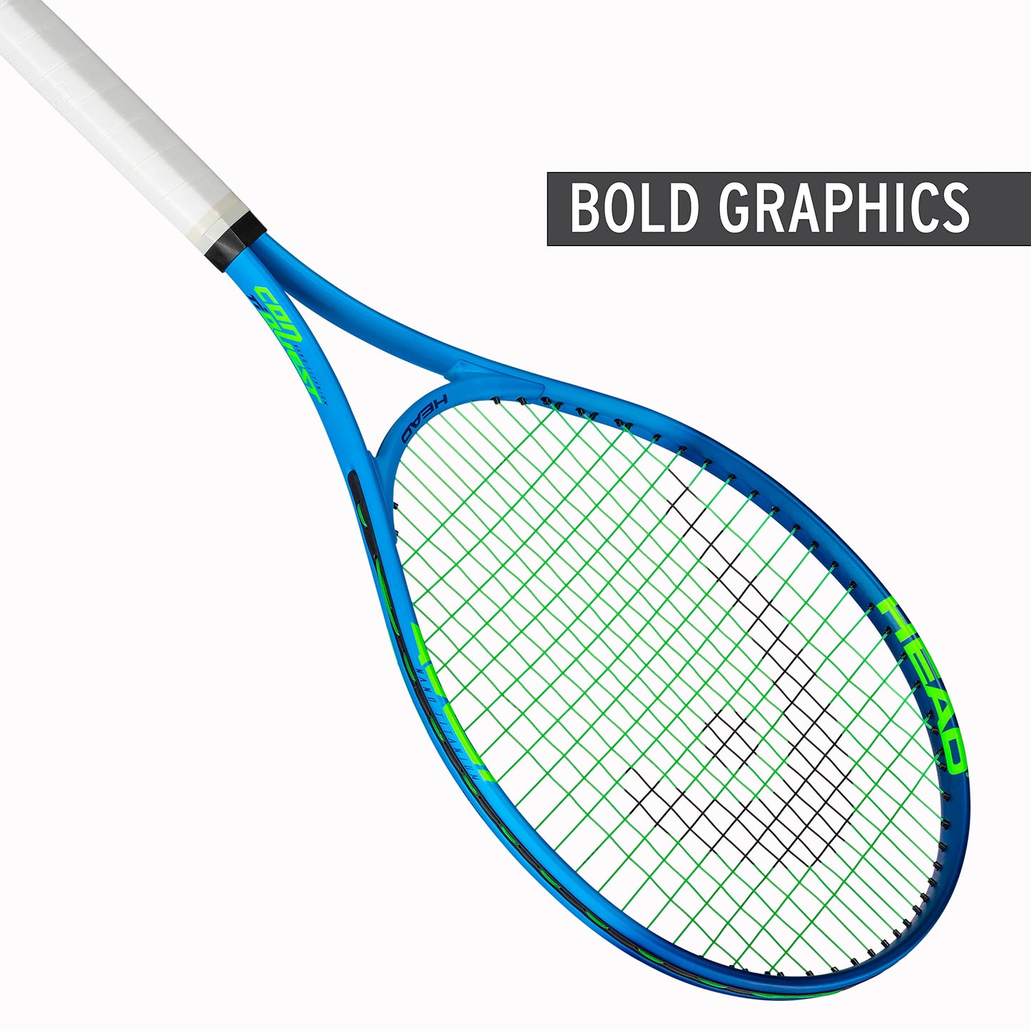 HEAD Ti. Conquest Tennis Racquet – Nano Titanium Technology, Oversized Head, Lightweight O-Beam Construction, Pre-Strung Beginner & Recreational Tennis Racquet