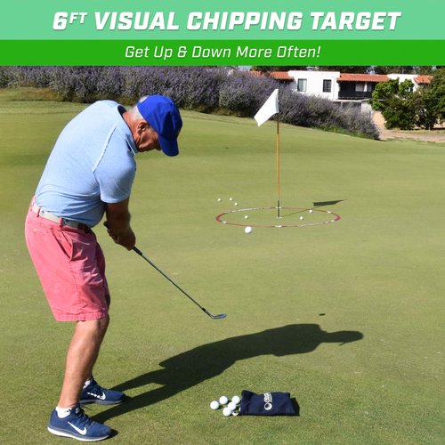 GoSports LAG Circle Putting and Chipping Training Tool - Includes 6 ft and 3 ft Circles