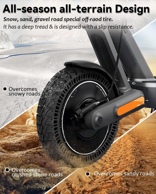 GLDYTIMES 9 Inch 9x2.25 Solid Tire Fit for Gotrax GXL V2 XR/Apex XL/G3 Plus~Hiboy S2~Xiaomi M365~AOVOPRO ES80, 50/75-6 8.5x2.0 Off-road Replacement Tire, Explosion-proof Anti-slip Tubeless Tyre(2pcs)