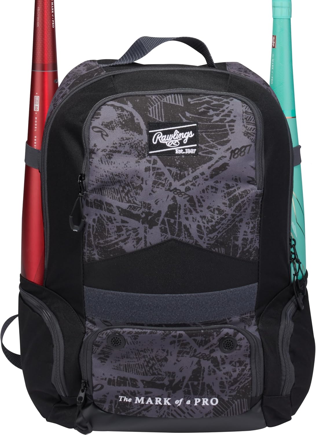 Rawlings Gamer Series Backpack - Durable Equipment Bag for Baseball & Softball | Multiple Colors