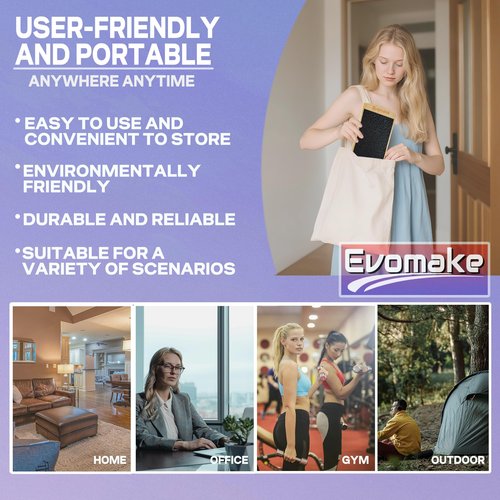 Evomake Ankle Balance Board - Foot Strengthener for Plantar Fasciitis, Foot Arch Stretcher, Sprained Ankle Recovery, Stability Exercises & Posture-Correction | Single-Leg | Non-Slip | AKS-2506H