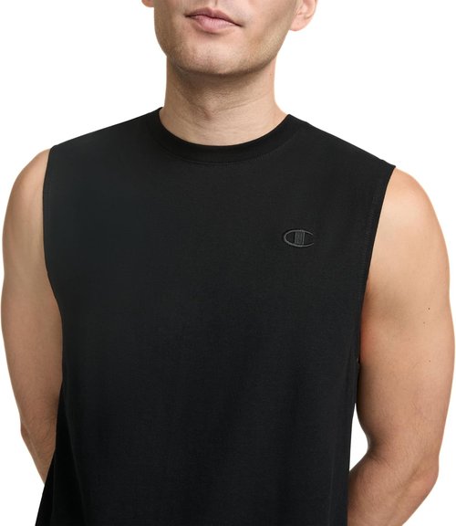 Champion Men's Muscle Tank - Classic Graphic Sleeveless Tee for Men | Regular & Big Tall Sizes