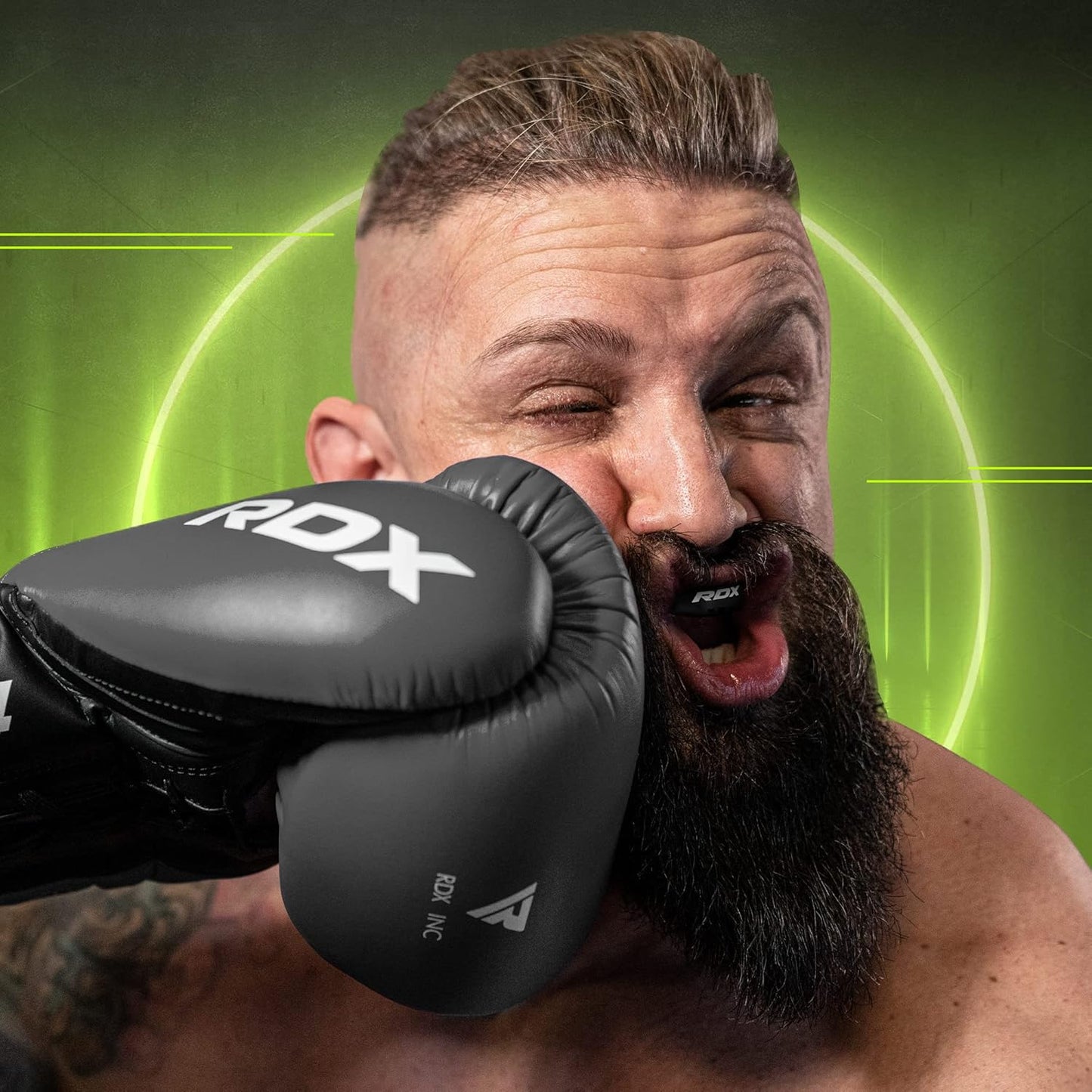 RDX Mouth Guard - Adult Boxing & MMA Gum Shield with Storage Case | Perfect for Contact Sports 12+