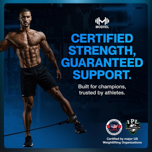 Modvel Ankle Strap (Single) for Cable Machine – Adjustable & Comfortable Gym Accessory for Strength Training, Weightlifting, and Injury Recovery – Durable Padded Support for Men & Women (Lavender)