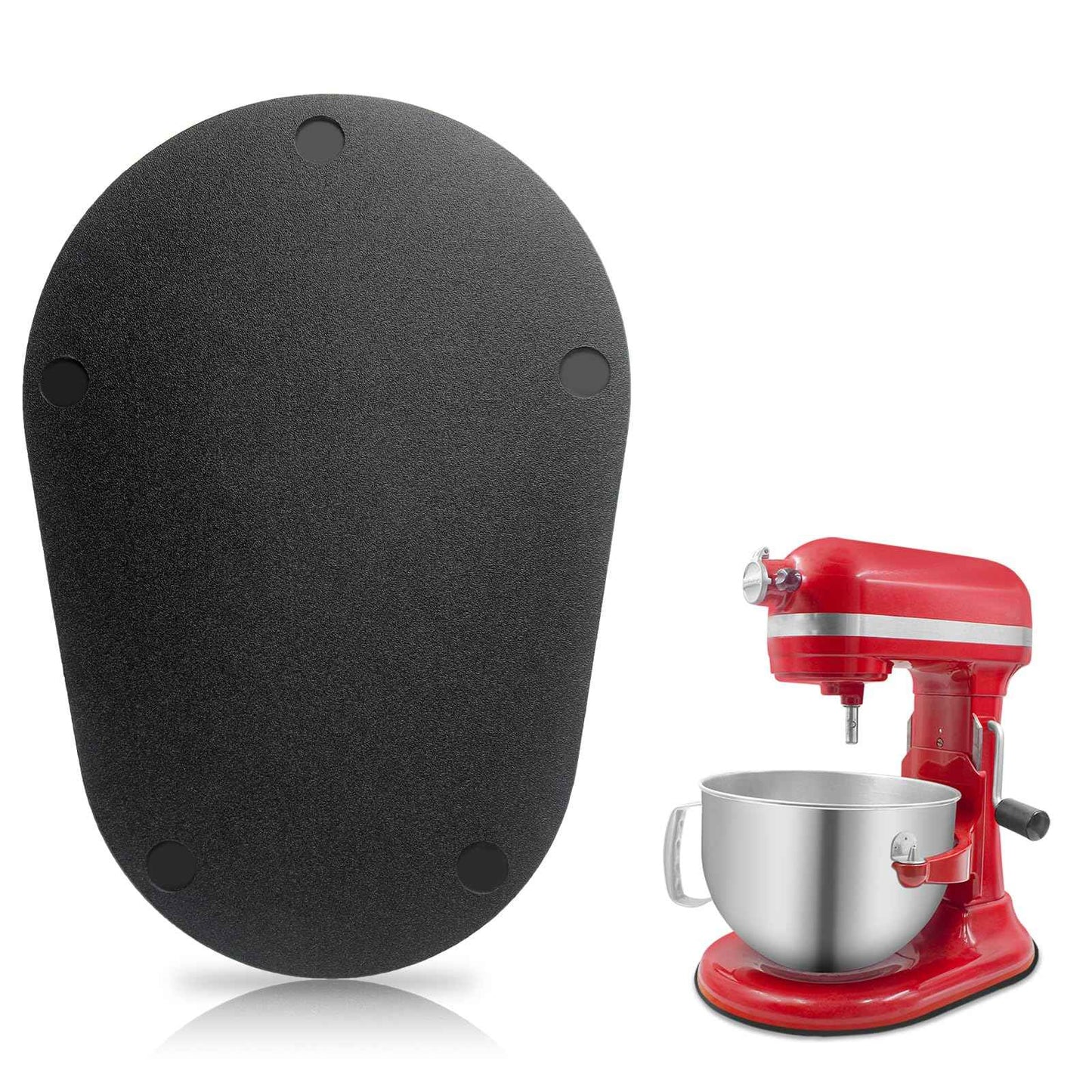 Mixer Slider Mat for Kitchen Aid 5-8 Qt Bowl Lift Stand Mixer, Counter Sliding Mat Kitchen Appliance Sliding Tray for Kitchenaid 5-8 Qt Professional Mixer Countertop Storage Accessories Moving Board