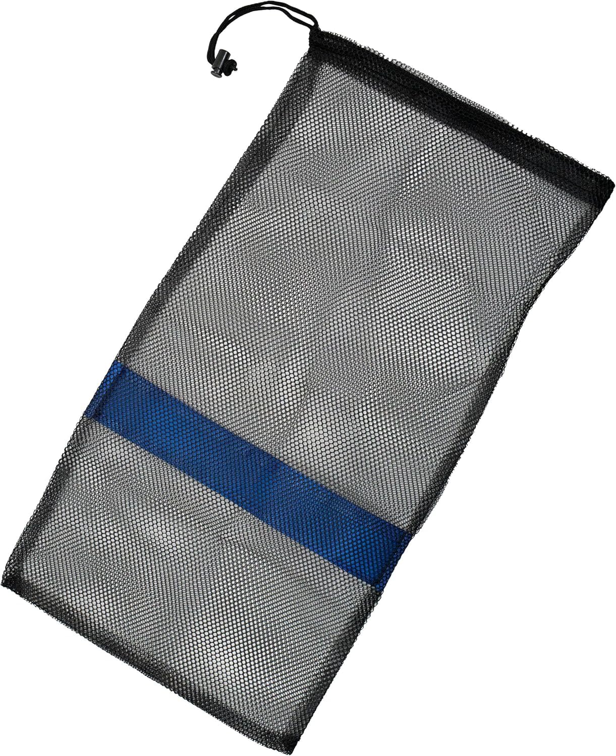 Scuba Choice Diving Snorkeling Mesh Drawstring Bag, 25"x13", Black – Lightweight, Durable, Quick-Dry Storage for Mask, Snorkel, Fins and Beach Gear – Perfect for Travel & Outdoor Adventures