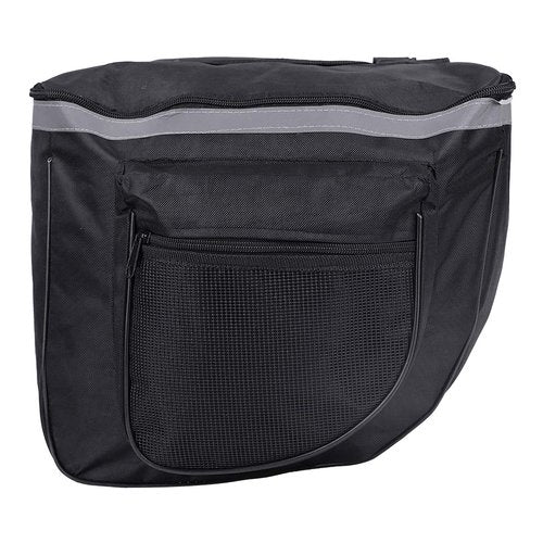 Pissente Rear Rack Bag, 25L Double Side Cycling Saddle Bag with Reflective Strips for All Cycling Rear Rack Sizes
