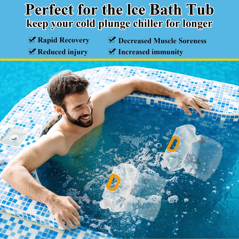 Tessco for you 12 Pack 1.3 Gallon Collapsible Water Storage Bag Water Container Emergency Jug Plastic Storage Pouch Freezable Carrier Tank Foldable Bottle for Outdoor Sport Camping (Clear with Scale)