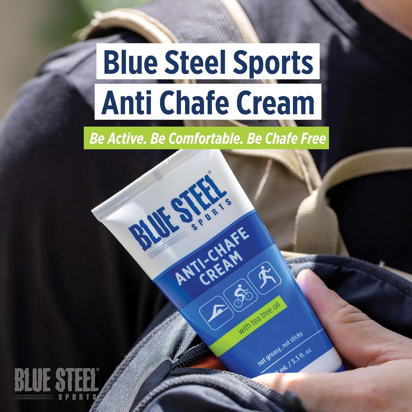 Anti Chafe Cream 100ml - Long-Lasting Protection for Running & Sports | Sweat & Water Resistant | Non-Greasy Formula for Sensitive Skin
