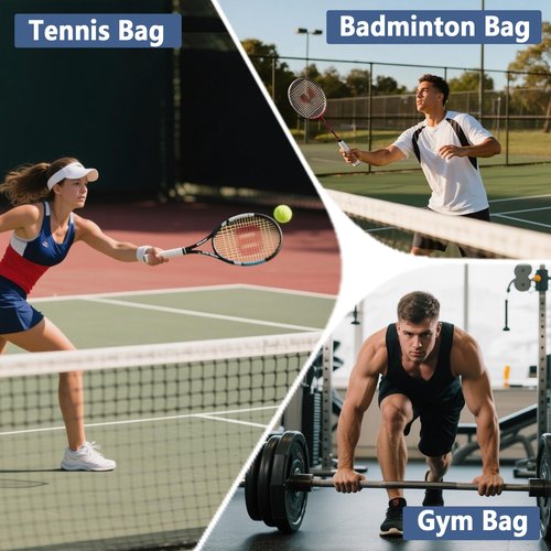 Giipto Pickleball Bag for Women Large Pickle Ball Backpack for Men with Shoe Compartment and Fence Hook Fits 4 to 6 Paddles Christmas Gifts (Black)