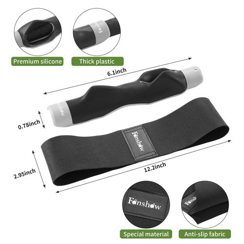 Fanshaw Golf Grip Trainer with Arm Band, 2-in-1 Golf Swing Training Aid for Correct Grip & Arm Positioning,Fixes Grip Posture & Locks Elbow for Consistent Shots,Men & Women Golf Accessories