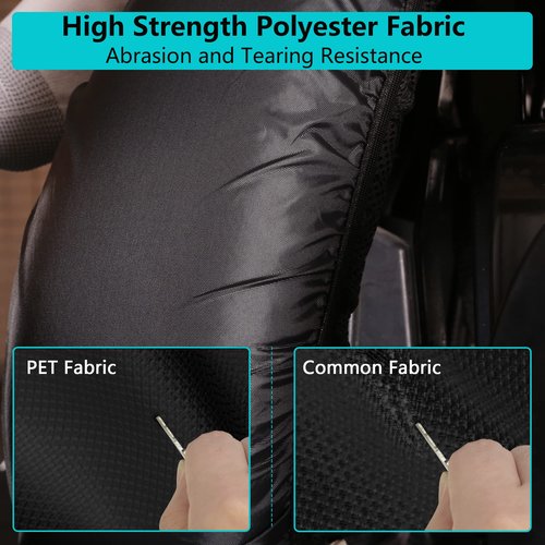 10L0L Golf Cart Seat Dust Cover - Waterproof, Dustproof, Sun-Proof Seat Protector for Yamaha EZGO, Club Car,All-Season Weather Resistant Front & Rear Seats Protection