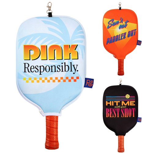 Roo Pickleball Paddle Cover - Blend of Style and Protection | Neoprene Paddle Covers | Pickleball Accessories