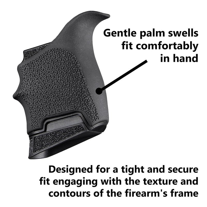 Hogue HandAll Beavertail Rubber Grip Sleeve for SIG Sauer P365, Black - 18700