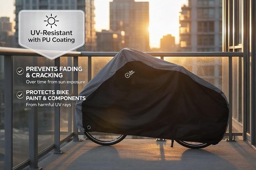 Bike Cover - Skiennix Waterproof Outdoor Protection | Heavy Duty 420D Ripstop | Fits Bikes Up to 29 in