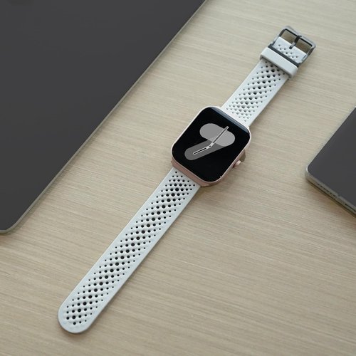 Lamshaw ID208 Plus, IDW13, IDW16, IDW17, IDW19, IDW20, IDW21, IDW23, IDW25, IDW26 Smartwatch Bands, Sport Strap Watchband Compatible for Quican, aeac, WMK ID208 Plus 1.8 Inches Smart Watch (White)