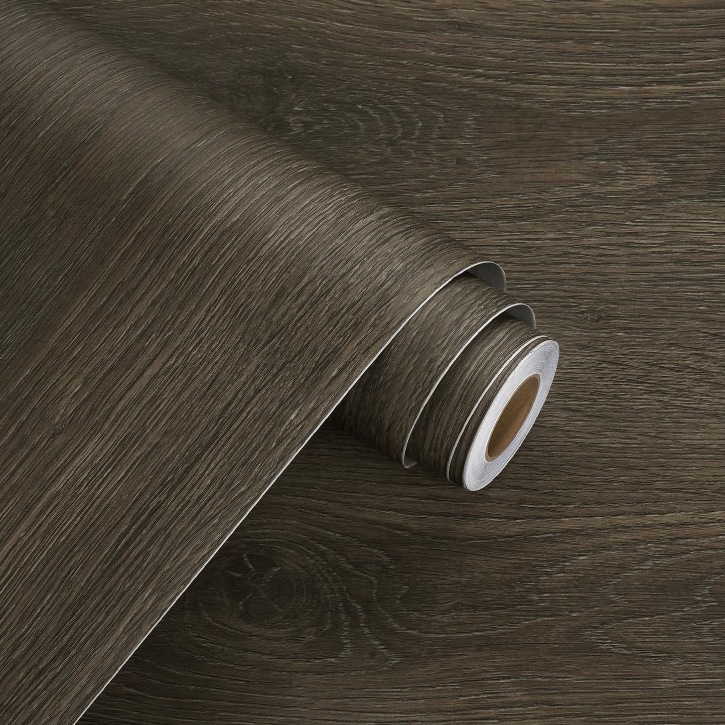 WESTICK Brown Wood Contact Paper Peel and Stick Countertops Waterproof Walnut Wood Wallpaper Vintage Wood Grain Countertop Contact Paper for Cabinets Drawers Office Desk Wood Vinyl Wrap 15.8" x 78"