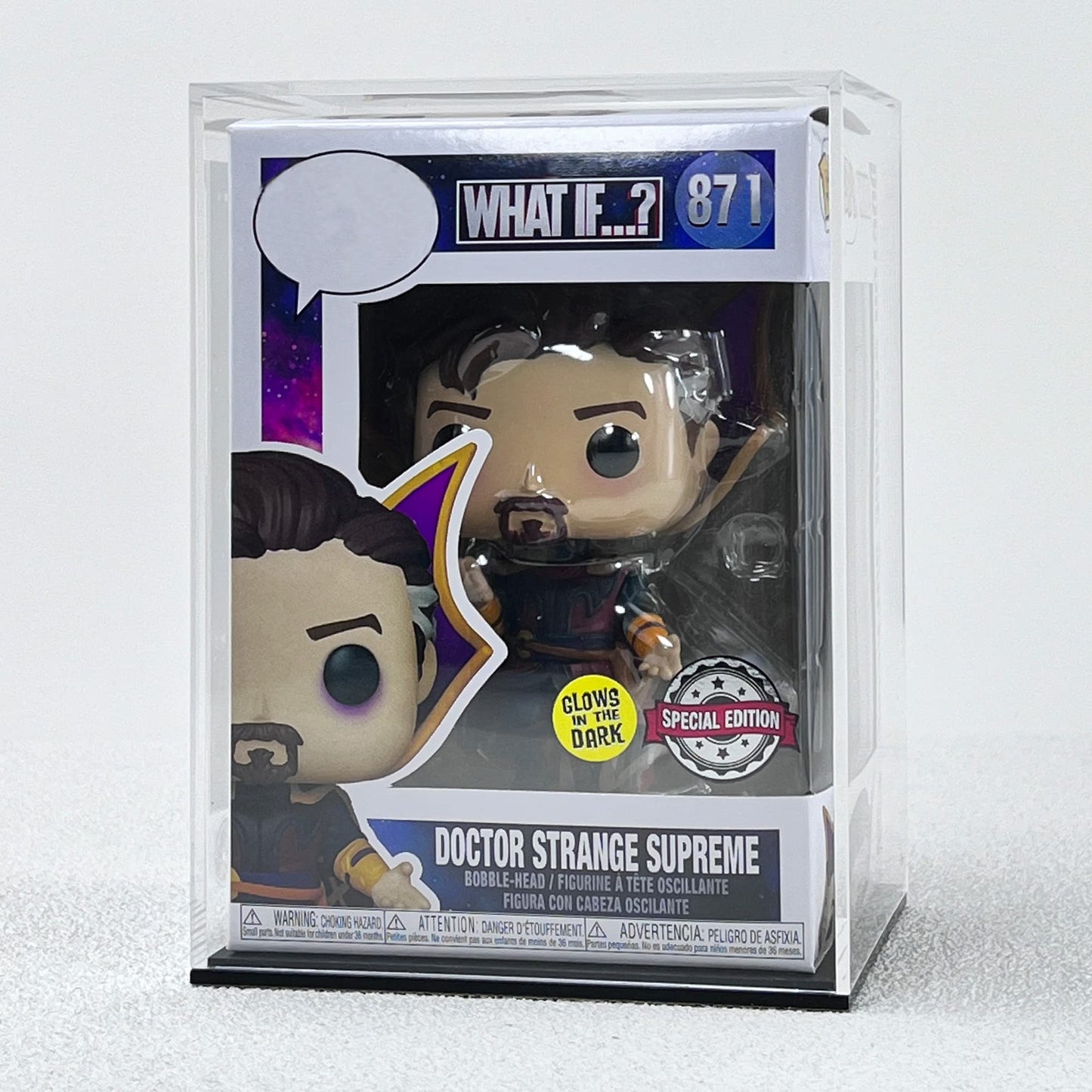 HEMYLU Clear Acrylic Pop Protector Compatible with Funko POP! 4 Inch Figurine, Dustproof Acrylic Display Case for Exclusive Collectible Vinyl Figures
