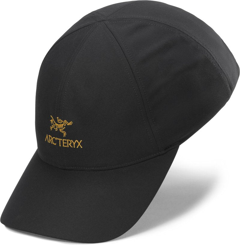 Arc'teryx Bird Word Cap | Performance Six-Panel Ball Cap | 24K Black, Small Medium