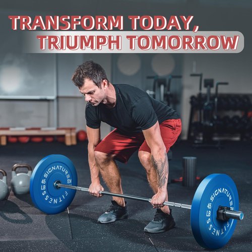 Fitvids 2" Olympic Bumper Plate Weight Plates with Steel Hub – 35LB – 35 lbs – Colored