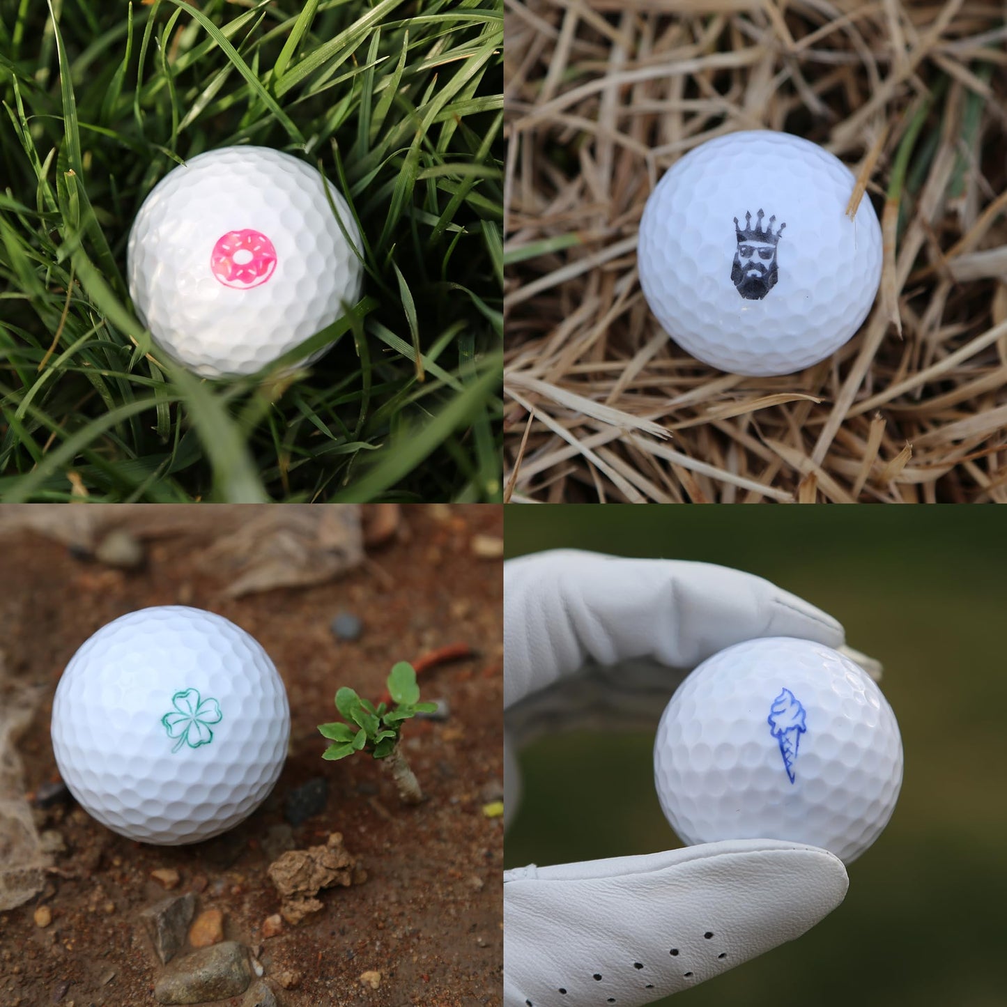 ZEETY Golf Ball Stamp – Waterproof, Quick-Dry Stamper with Permanent Ink for Custom Marking, Personalized Accessories & Funny Adult Golf Gifts for Men and Women Golfers (Club Polish)