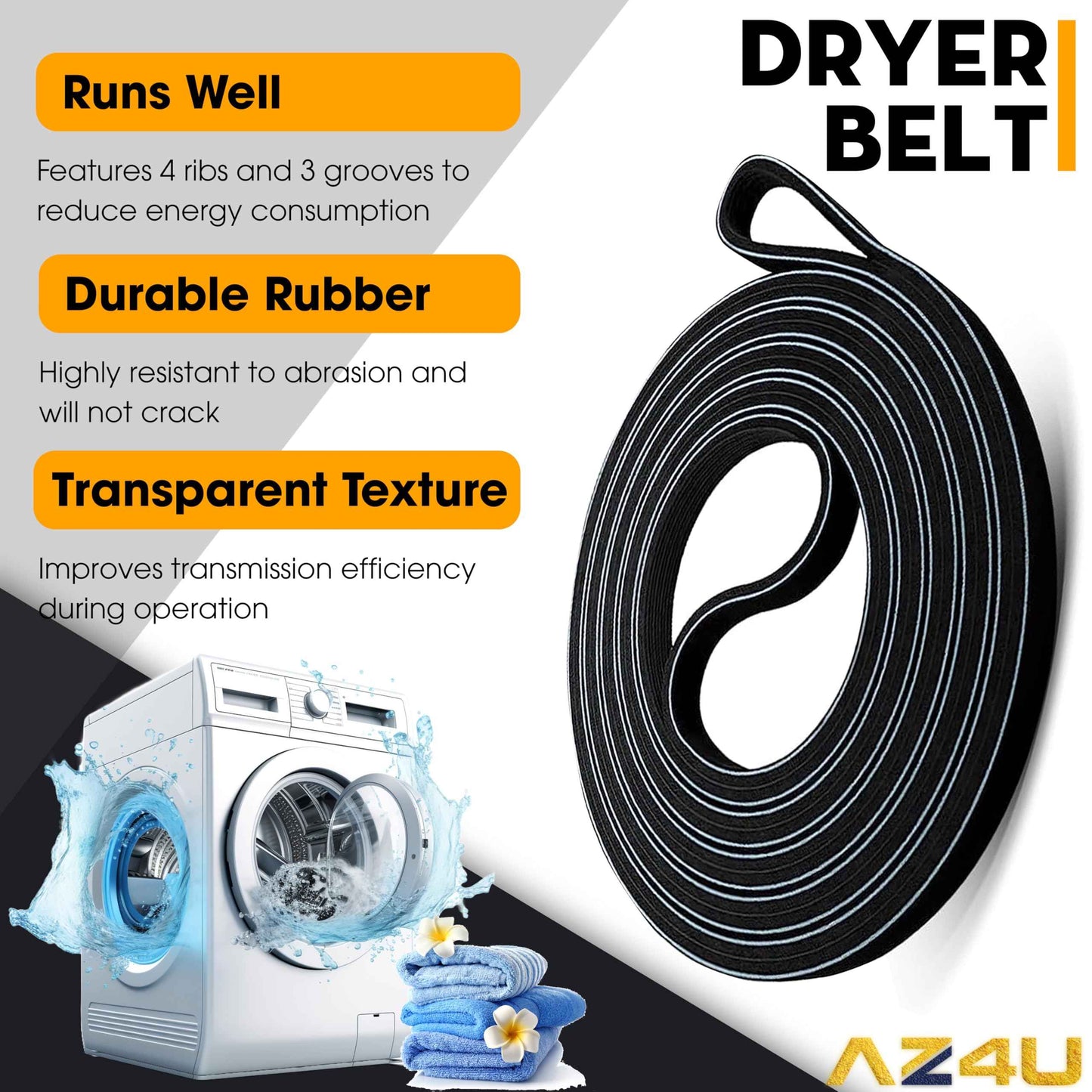 For Maytag MEDE500VW1 MEDC215EW1 MEDB835DW3, Whirlpool Duet WED9150WW1, 9050XW1 WGD9200SQ0 WGD8600YW1 GEW9250PW1 WED9400SW2 WED9200SQ0 Replaces Dryer Idler Pulley With Bracket And Dryer Drive Belt