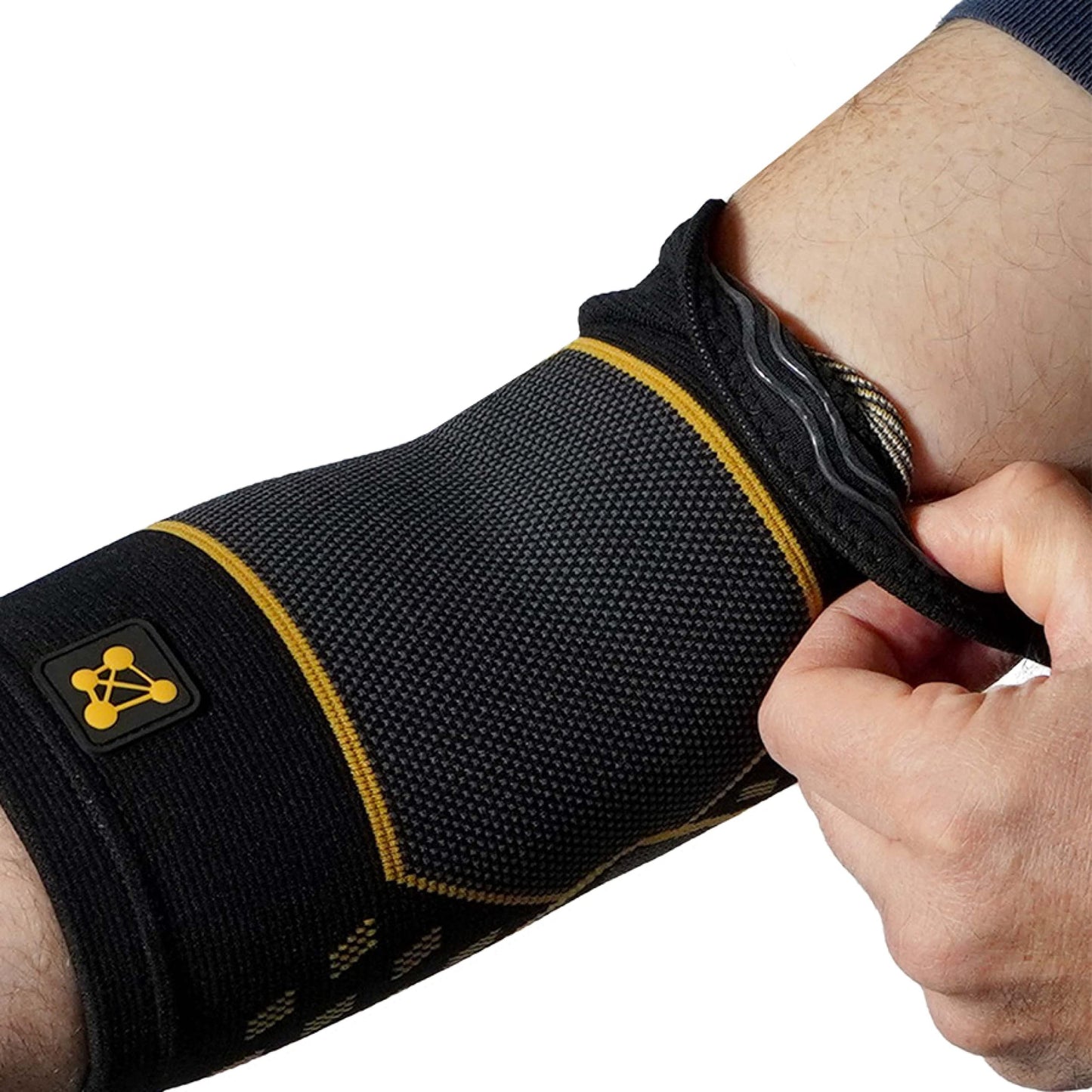 CopperJoint Elbow Compression Sleeve, Single (M) Copper Infused Design Elbows Sleeve, Arm Brace, Tennis Elbow Brace for Women & Men, Arm Support Compression Sleeves Men for Golf, Bowling, Sports