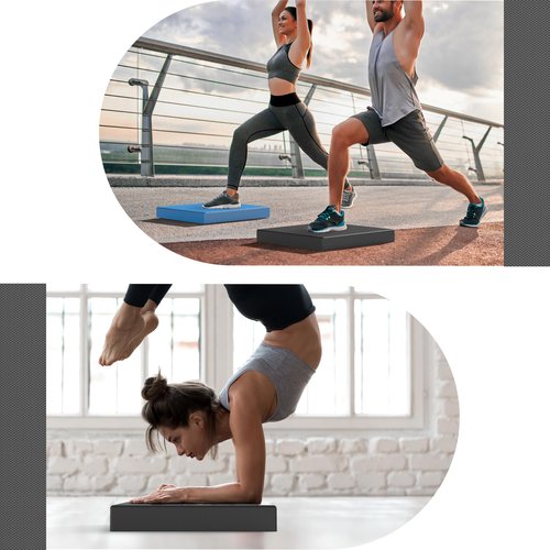 PROIRON Balance Pad,Super Wear-resistant PU- NOT TPE!!!- Foam Balance Pad with Superb Rebound Performance for Stability Training,Physical Therapy,2.2 Inch Extra Thick Anti Fatigue Mat,Standing Desk Mat Office Home