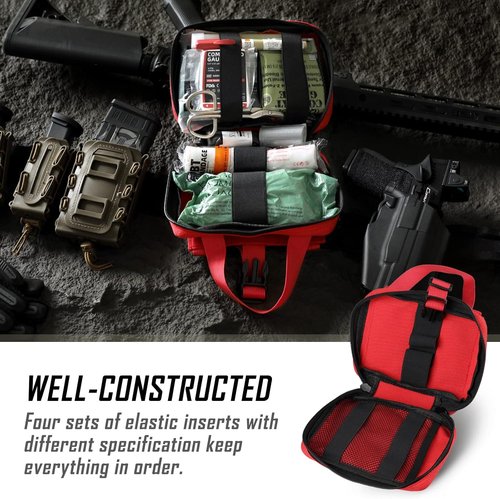 LIVANS Tactical IFAK Pouch - Tear-Away Molle Medical Bag for Outdoor Travel & Hiking | Pouch Only