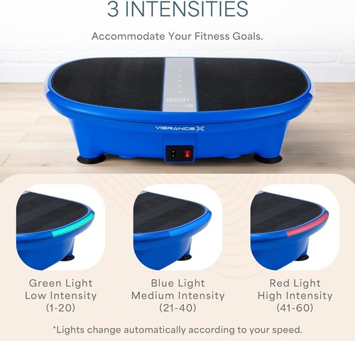 Lifepro Vibration Plate - Whole-Body Vibration Machine with EMS & LED Indicator | Remote Control for Wellness