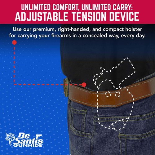 Desantis Cozy Partner Holster fits 2-2 1/4-Inch S&W J Frame, Right Hand, Black, (028BA02Z0)