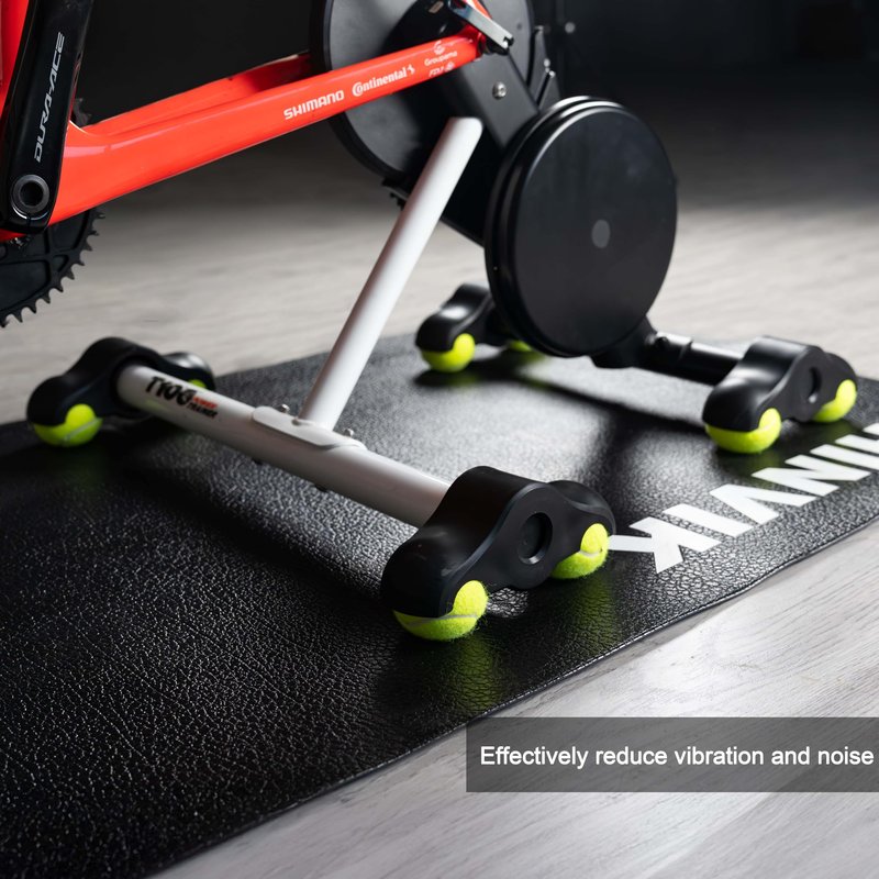 Saurka Indoor Cycling Snap Rocker Feet Adapter for Wahoo Kickr Core 1, 4 Pack Adapter with 8 Tennis Balls, Stability, Enhanced Elasticity
