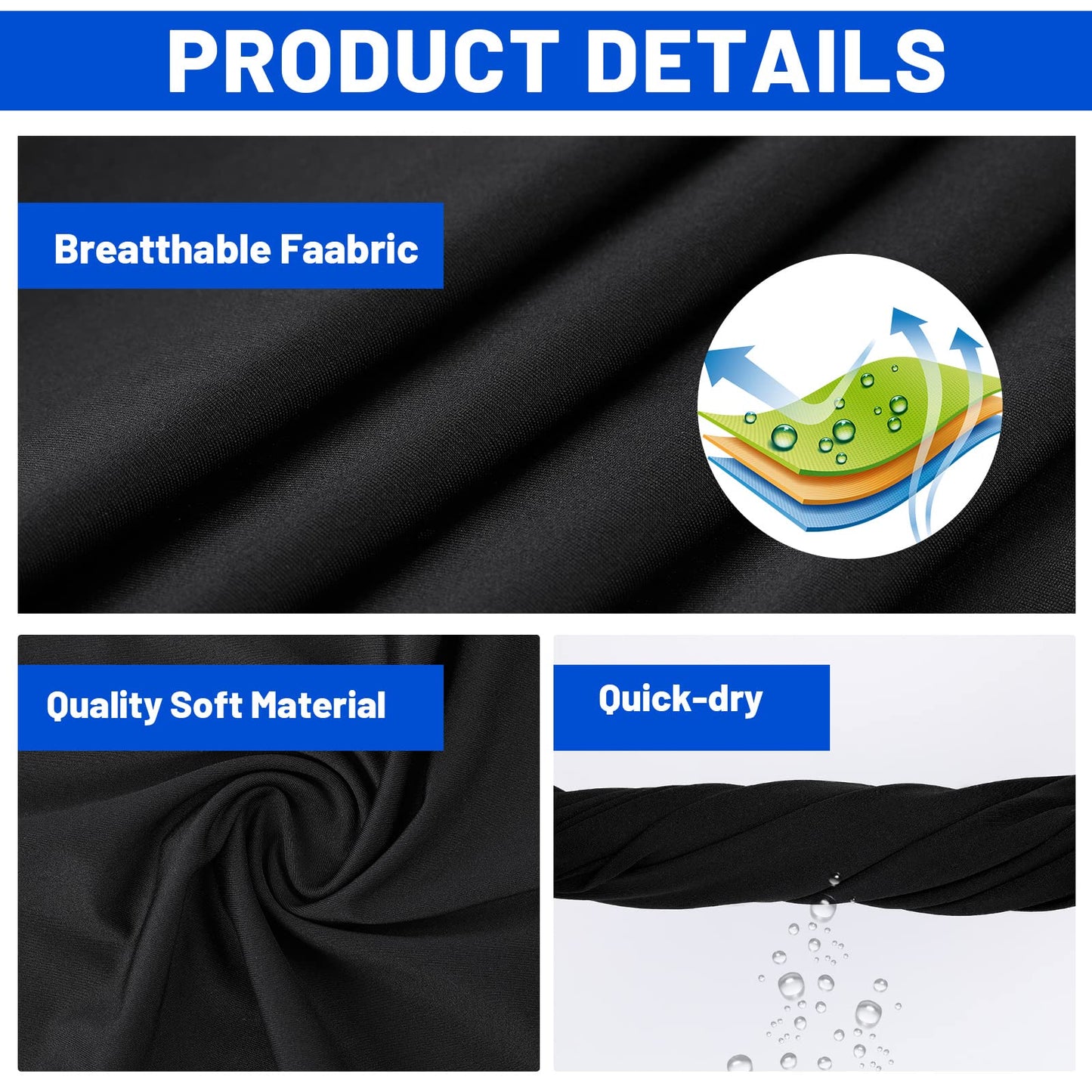 Jecery 60 Pcs Neck Gaiter Face Cover UV Protection Scarf Bulk Mask Breathable Balaclava Bandana for Men Women Outdoor Sports(Black)
