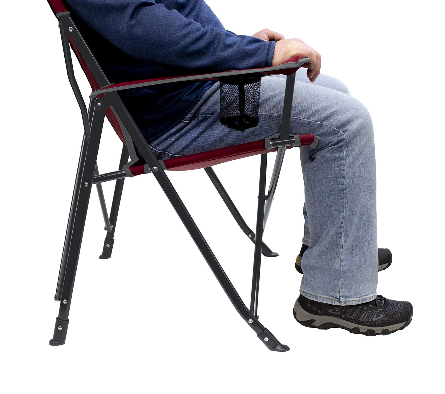 GCI Outdoor Sunshade Comfort Pro Chair, Cinnamon Red