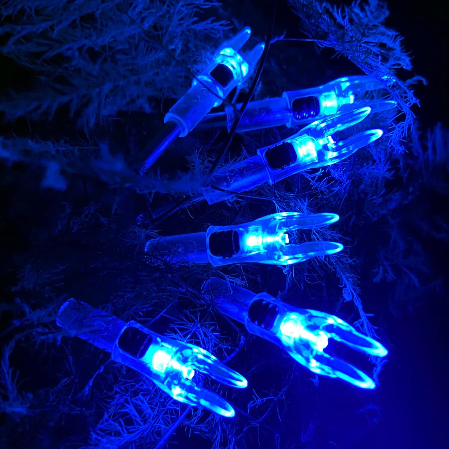 Skiennix Lighted Arrow Nocks - High-Visibility LED with ON/OFF Switch | Fits .204-.246 Diameter (6PCS)