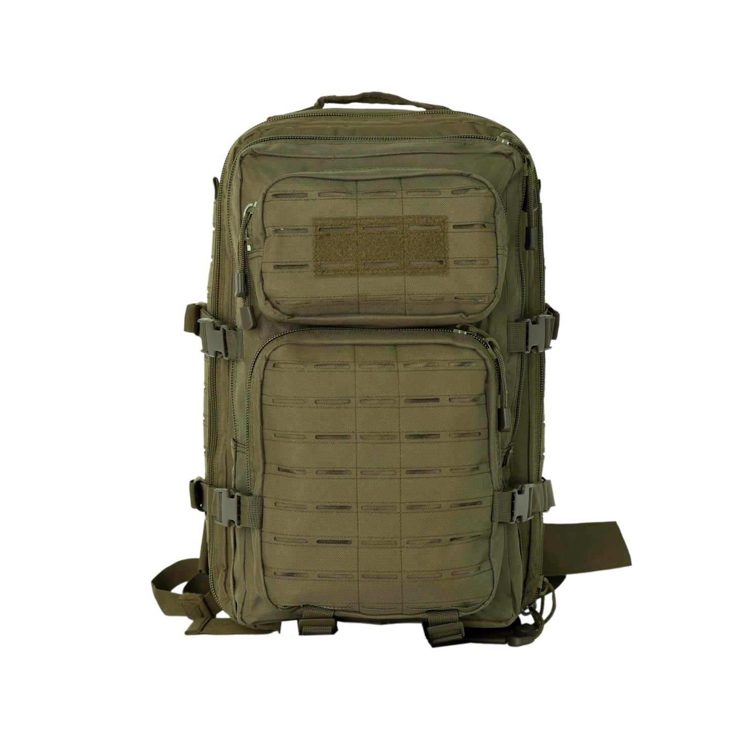 PAIWPHLI Small Tactical Backpack Assault Pack Bug Out Bag 40L Military Backpack with Molle for Hiking Hunting Rucksack Trekking (Green)