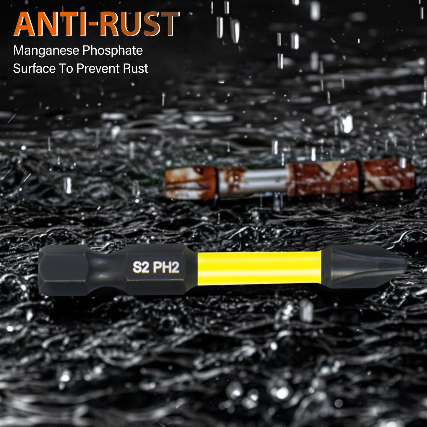 Screwdriver Bit Set, 22pcs Magnetic Impact Bit, 1/4" Hex Head Wrench, Precision CNC Machining, S2 Alloy Steel, High Torque Strength Precision Tools, Torx Bit Socket Sets with Storage Box