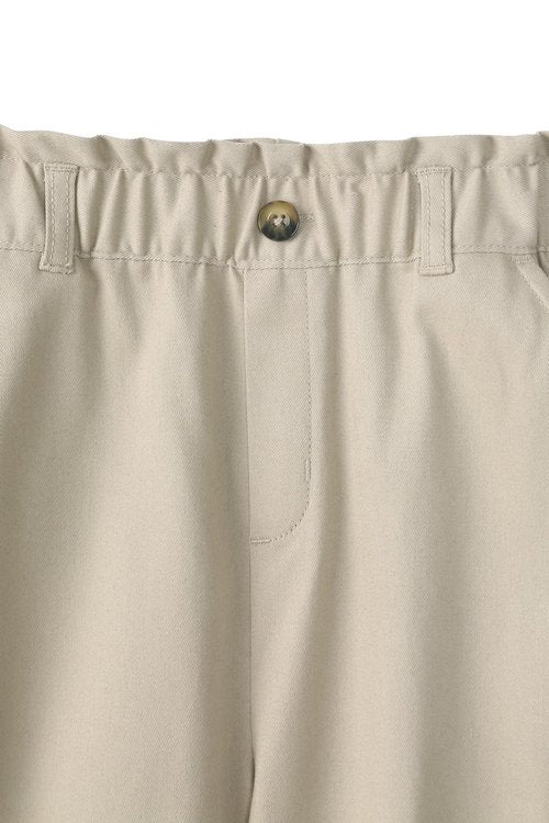 French Toast Girls' Stretch Twill Jogger with Paper Bag Waist, Khaki, 5