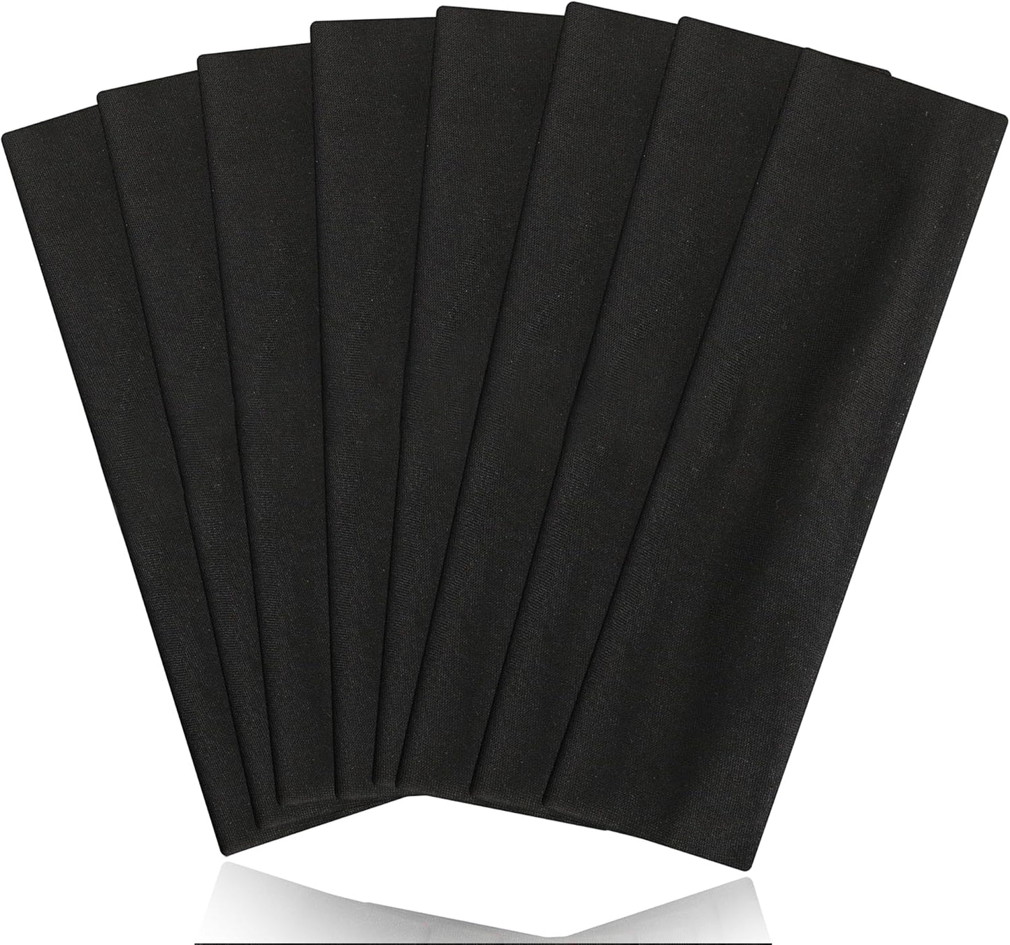 Skiennix 8PCS Non-Slip Sports Headbands - Soft & Absorbent for Running | Ideal for Men & Women