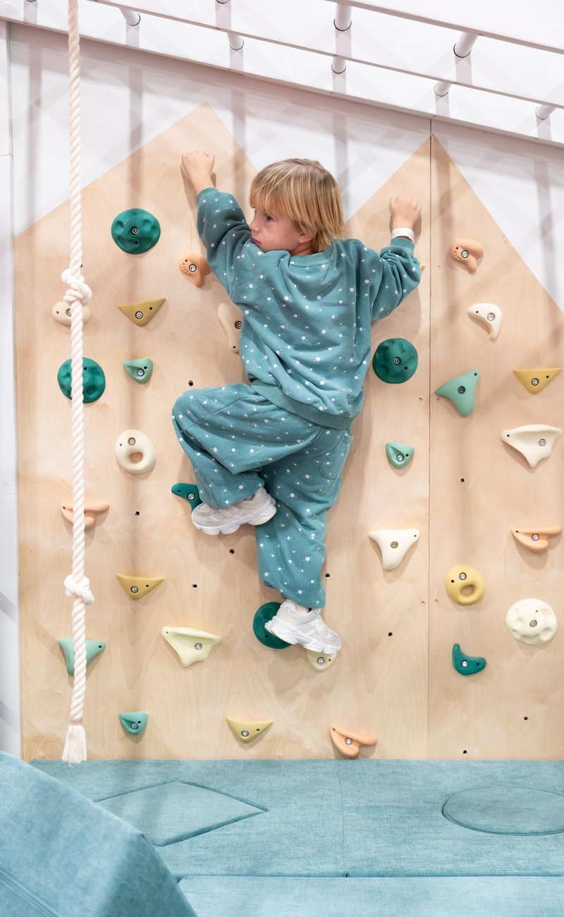 Everett & Avery Co. Premium Rock Climbing Holds - Rock Climbing Wall for Kids Inside - Rock Wall Climbing Holds Kids - Indoor Rock Climbing Wall for Kids (Earth Tones)