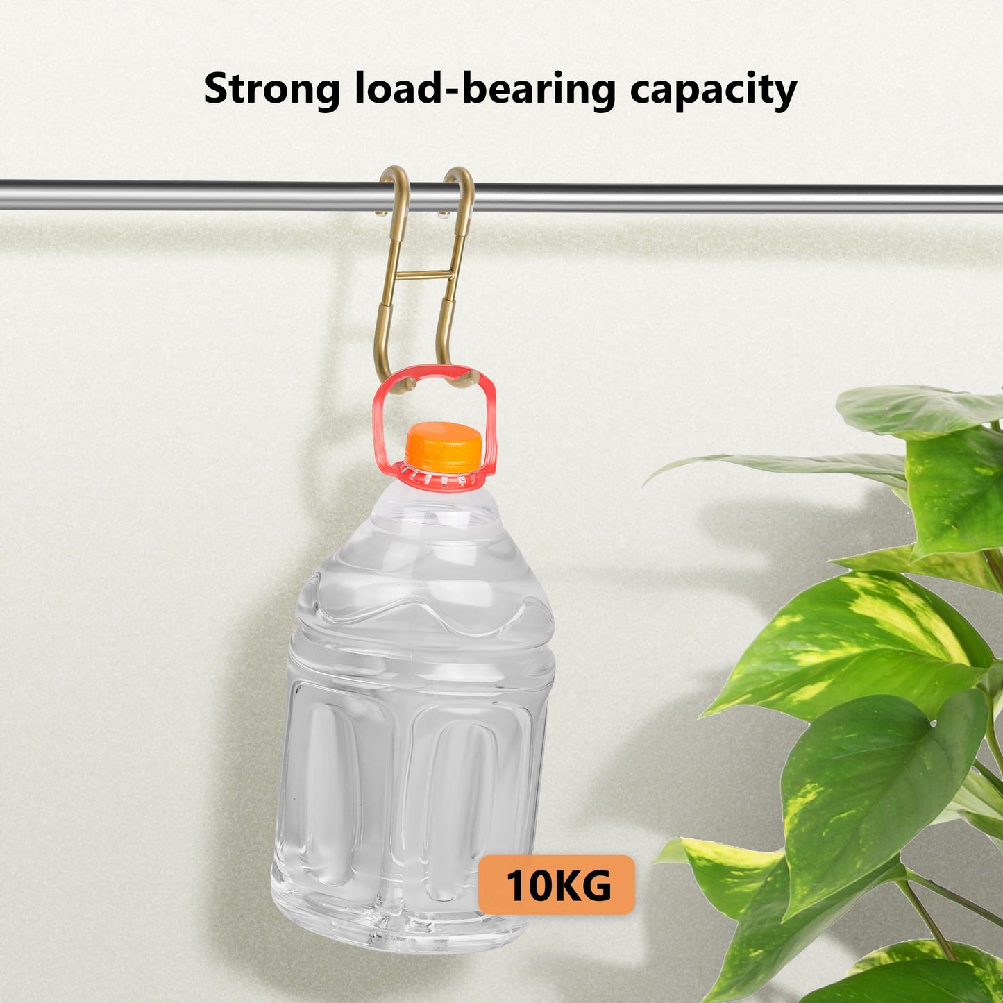 NINETREX Shower Door Hooks,Over Glass Door Hooks for Bathrooms Frameless Glass,Heavy Duty SUS 304 Stainless Steel Hook for Towels,Squeegee,Loofah,Shaver,Robe,2 Pack,Gold