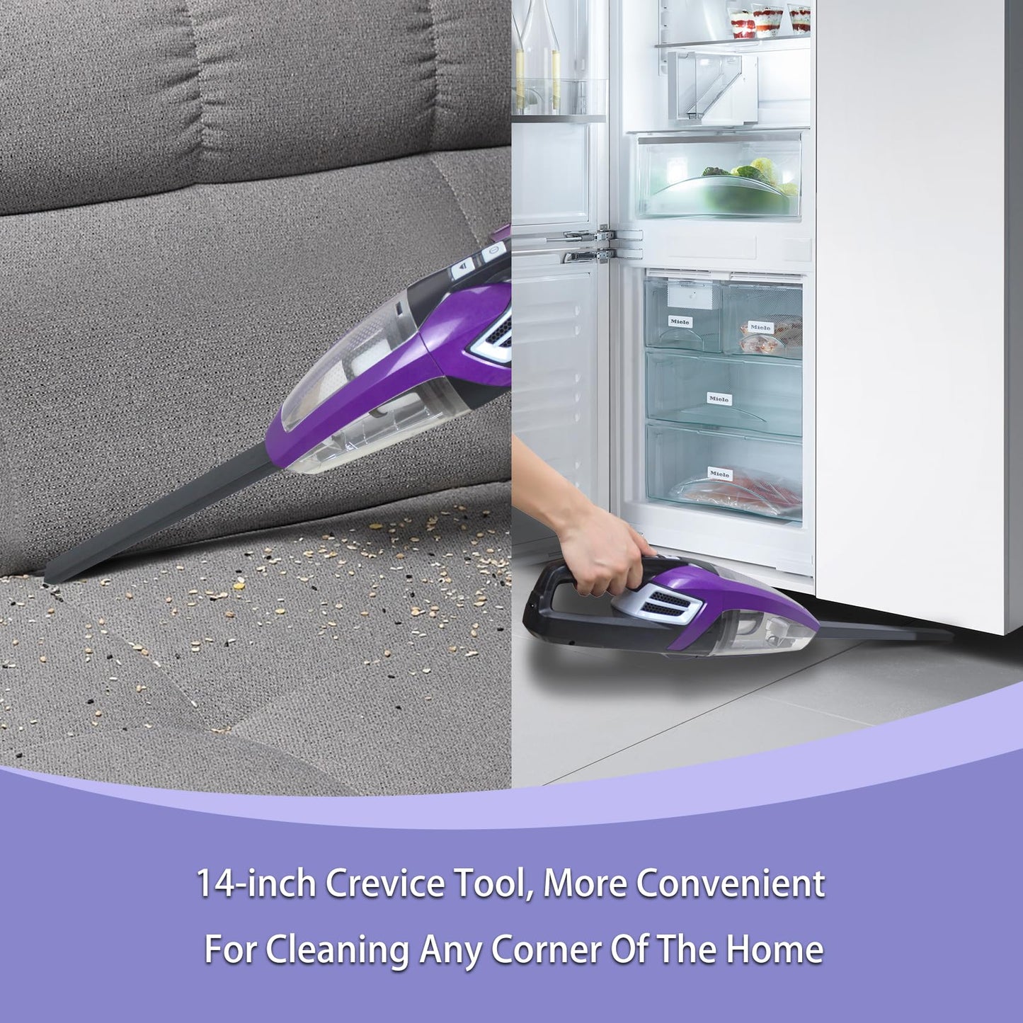 CPAI Crevice Tool Compatible with Bissell 2390 2390A 2284W 23903 Pet Hair Eraser Lithium Ion Cordless Hand Vacuum