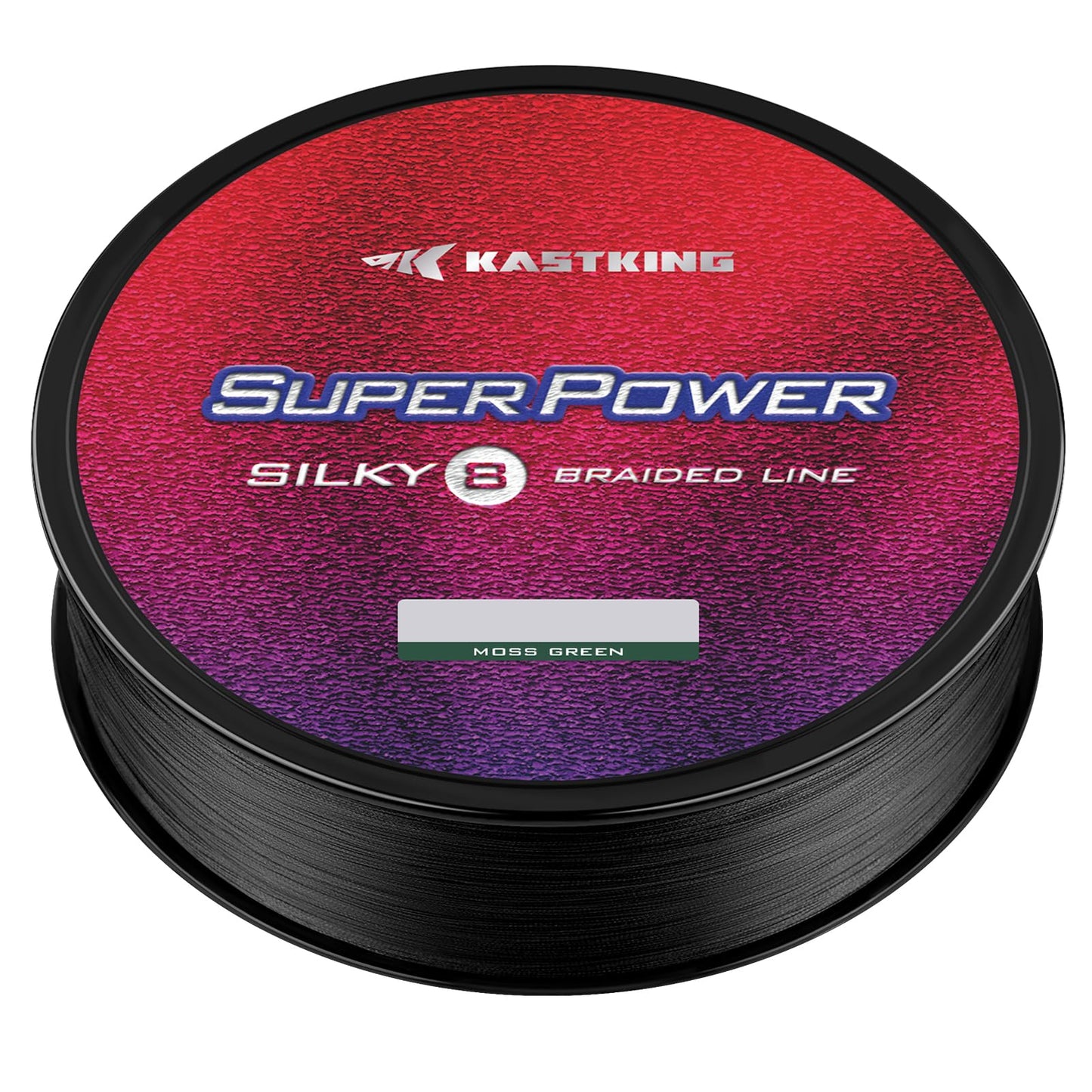 KastKing Superpower Silky8 Braided Fishing Line, Black, 8 Strands, 50LB, 150 Yds