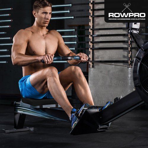 ROWPRO Memory Foam Rowing Machine Seat Cushion - Comfortable Seat Pad for Concept 2 - Ergonomic Concept 2 Rower Seat Cushion for Enhanced Support and Stability